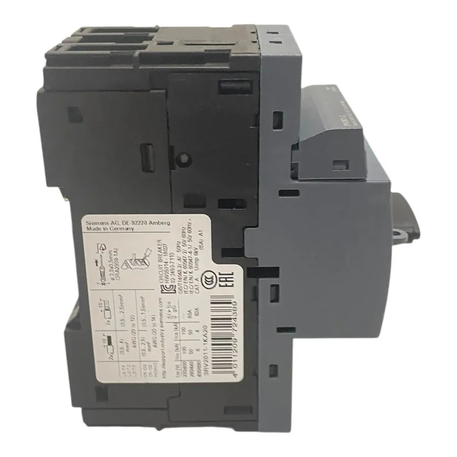 Автоматический выключатель Motor protection circuit breaker 3RV2011-1KA20 Siemen — фото лота 2