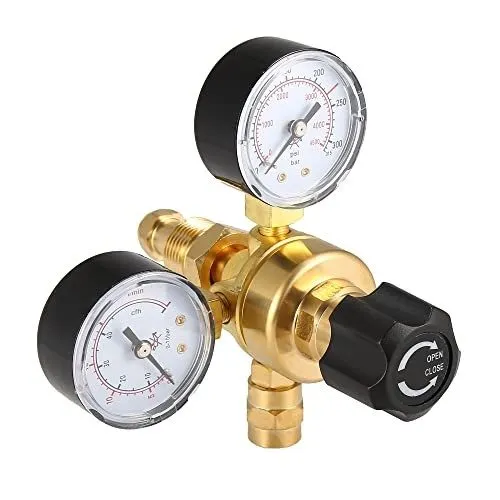 Трубопроводная арматура Argon CO2 Welding Gas Regulator Flowmeter 0-60 CFH CGA-5