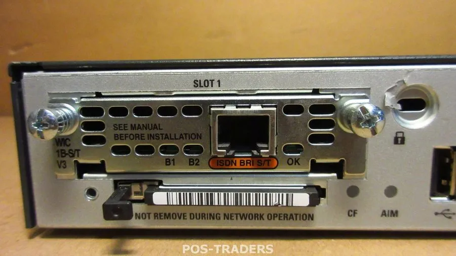 Маршрутизатор Cisco 1841 V06 Integrated Services Router INCL 1X WIC1B-S/T V3 1X 