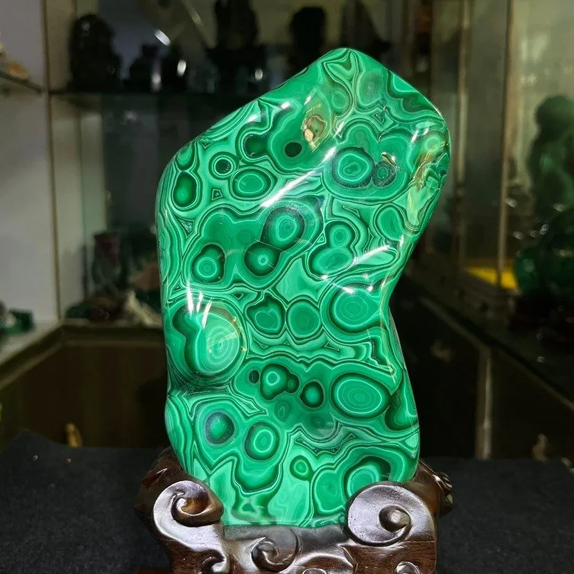 Лабораторный прибор 8.14LB TOP Natural malachite quartz crystal Mineral Specimen