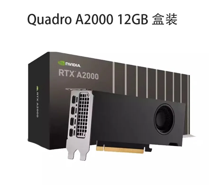 GPU-ускоритель Nvidia Quadro RTX A2000 12GB GPU GDDR6 PCIe 3.0 x 16 CUDA Graphic