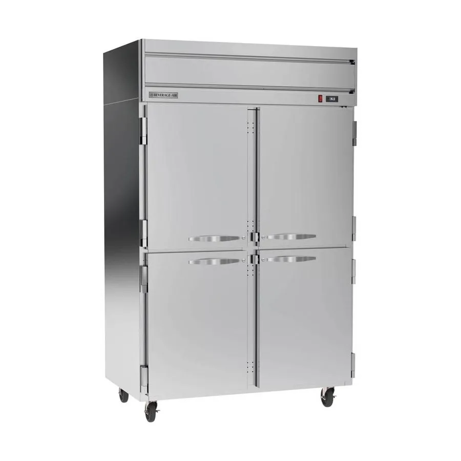 Холодильный шкаф Beverage Air HRP2HC-1HS 52" 2-Section Reach-In Refrigerator w/  — фото лота 1