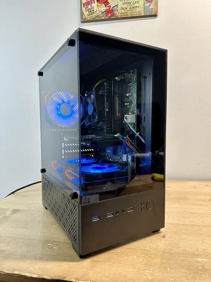 GPU-ускоритель Custom Desktop Gaming PC RYZEN 5 3600 16 GB DDR4 500GB SSD Nvidia — фото лота 2