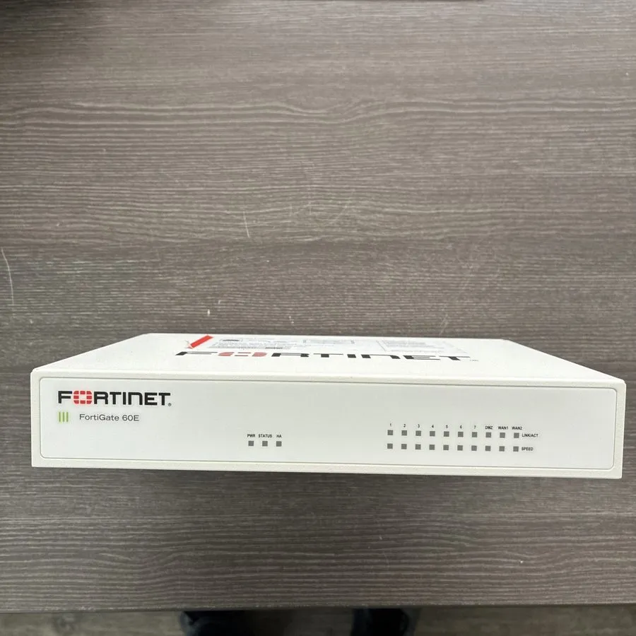 Межсетевой экран Fortinet FortiGate FG-60E Poe Firewall Network Security Applian — фото лота 1