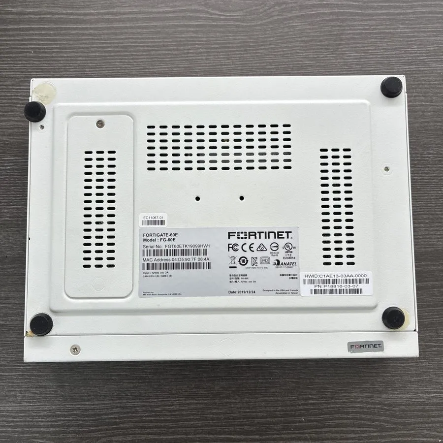 Межсетевой экран Fortinet FortiGate FG-60E Poe Firewall Network Security Applian — фото лота 2