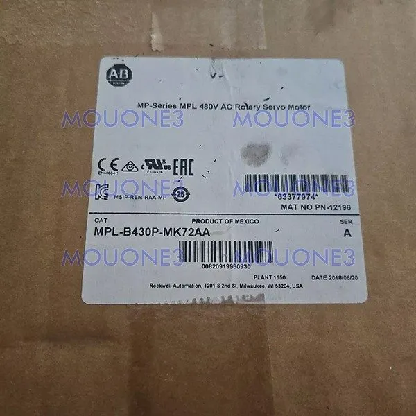 Серводвигатель Allen-Bradley MPL-B430P-MK72AA Servo Motor Spot stocks
