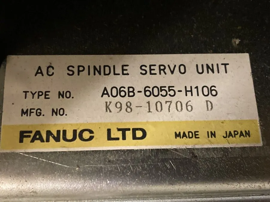 Сервоусилитель Fanuc A06B-6055-H106 AC Spindle Servo Unit Drive