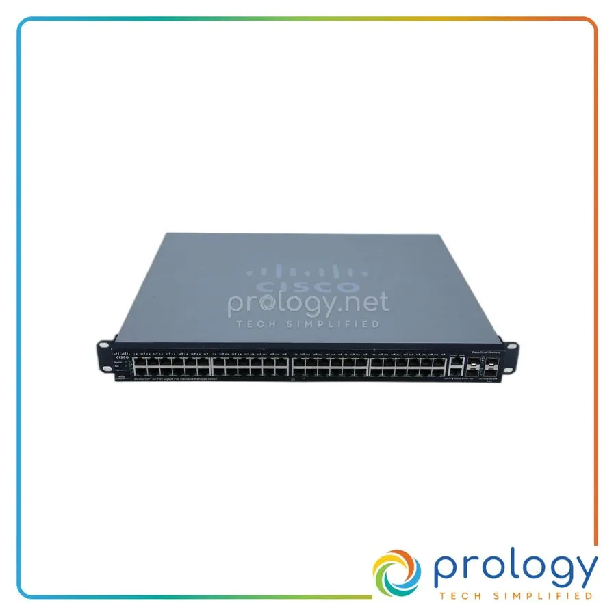 Коммутатор CISCO SG500-52P-K9 V04 52-Port Gigabit PoE Stackable Manage Switch
