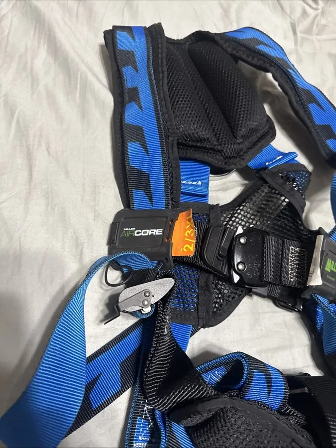 Жгут проводов Honeywell Miller Aircore Harness ACA-QC2/3XLBL Fullbody Safety Blu — фото лота 1