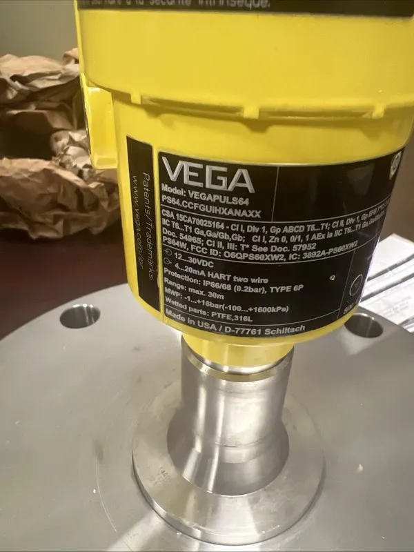 Датчик уровня VEGA PS64 VEGAPUL64. CCFGUIHXANAXX Radar Level Transmitter — фото лота 1