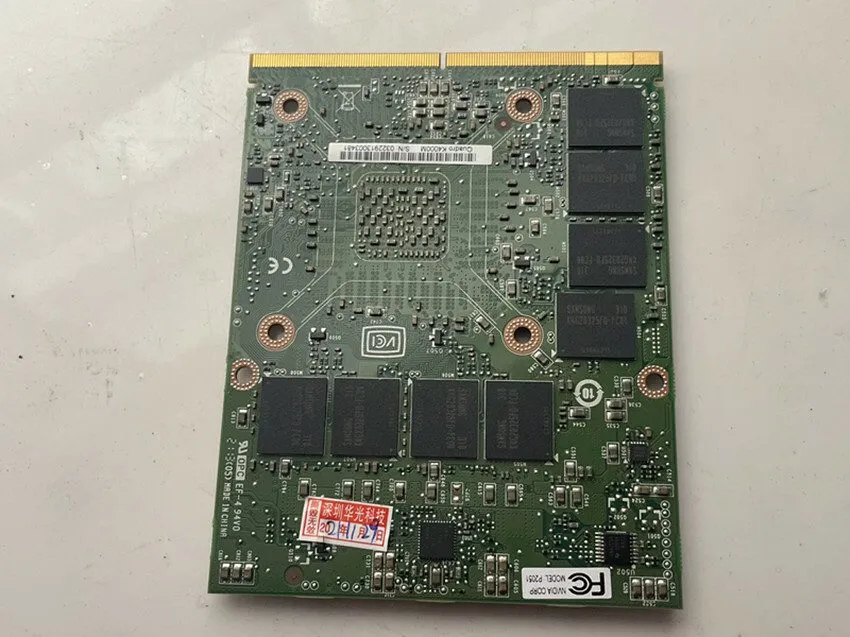 GPU-ускоритель HP 665787-001 689281-001 NVIDIA Quadro K4000M 4GB MXM N14E-Q3-A2 