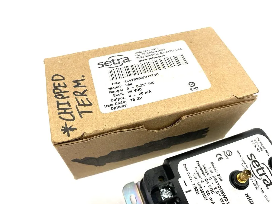 Датчик давления Setra Systems 2641R25WD11T1C Differential Pressure Transmitter 0