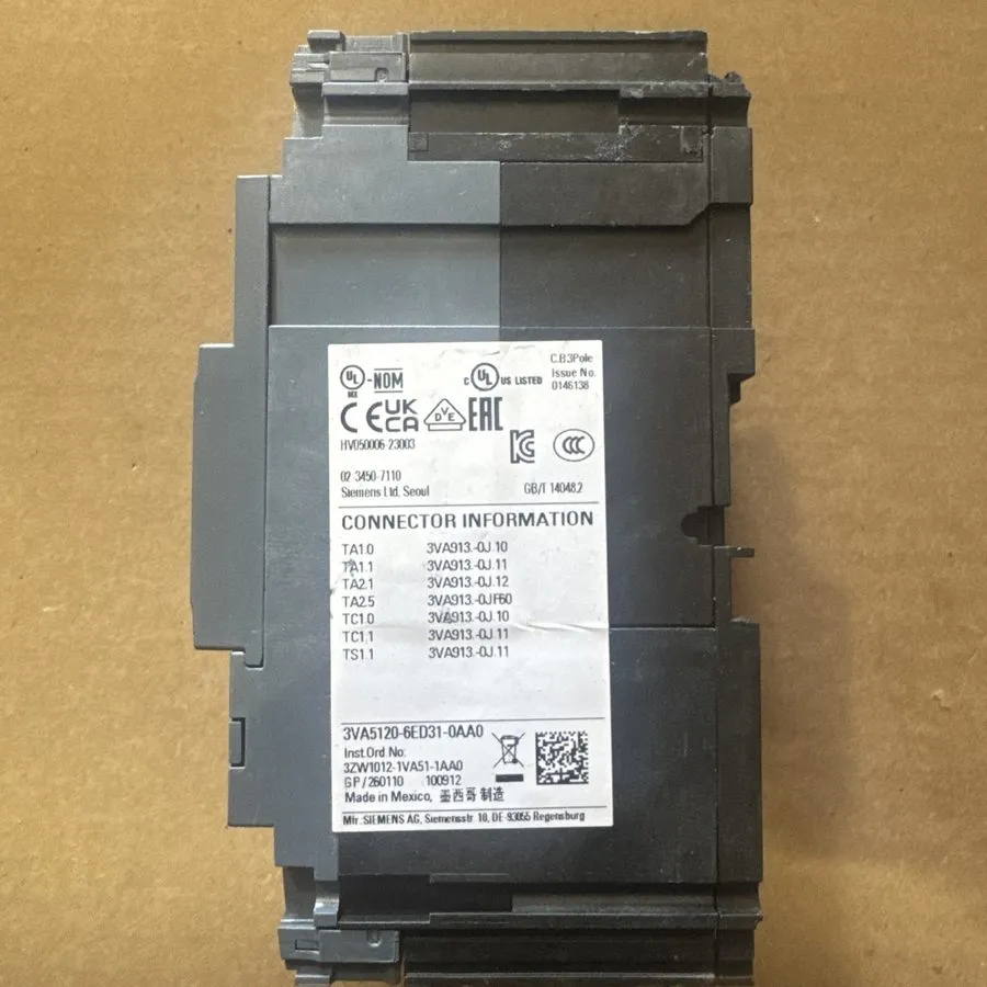 Автоматический выключатель Siemens SENTRON 3VA5120-6ED31-0AA0 125H 20A 3P Circui