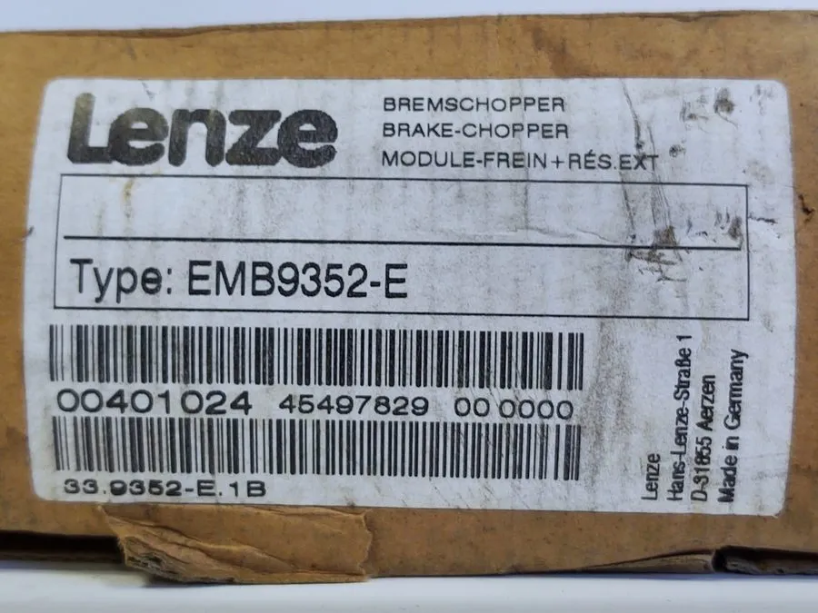 Сервопривод LENZE EMB9352-E SERVO DRIVE T234506