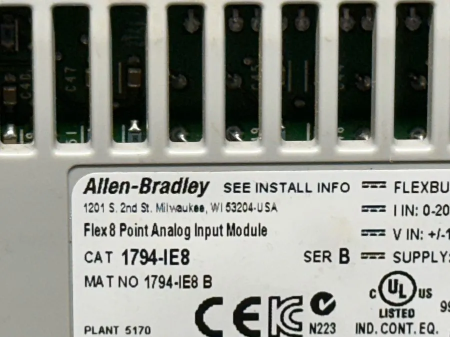 Модуль ввода-вывода Allen Bradley 1794-IE8 /B FLEX I/O 8-Channel Analog Current/