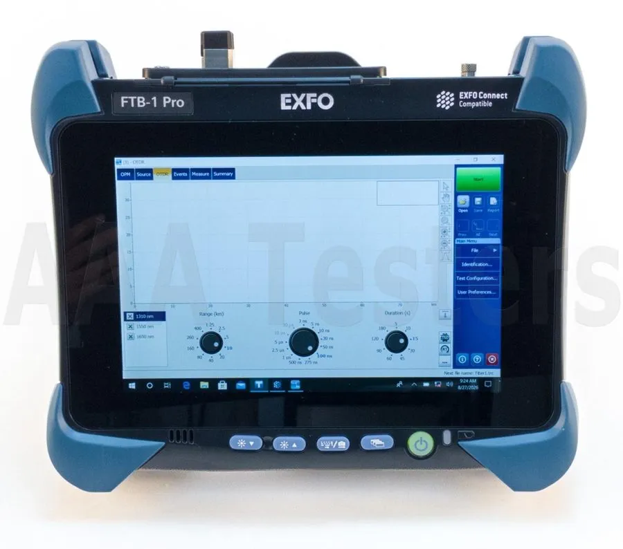 Тестер EXFO FTB-1 PRO FTBx-730D 1310/1550/1650 Live SM Fiber OTDR — фото лота 1