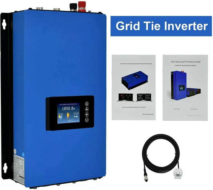 Аккумулятор 3000W Grid Tie Inverter with Power Limiter MPPT Stackable DC45-90V t