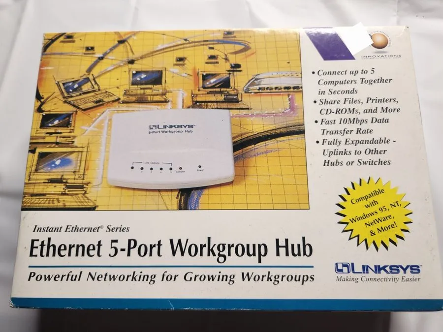 Коммутатор Linksys Ethernet 5-Port Workgroup Hub EW5HUB