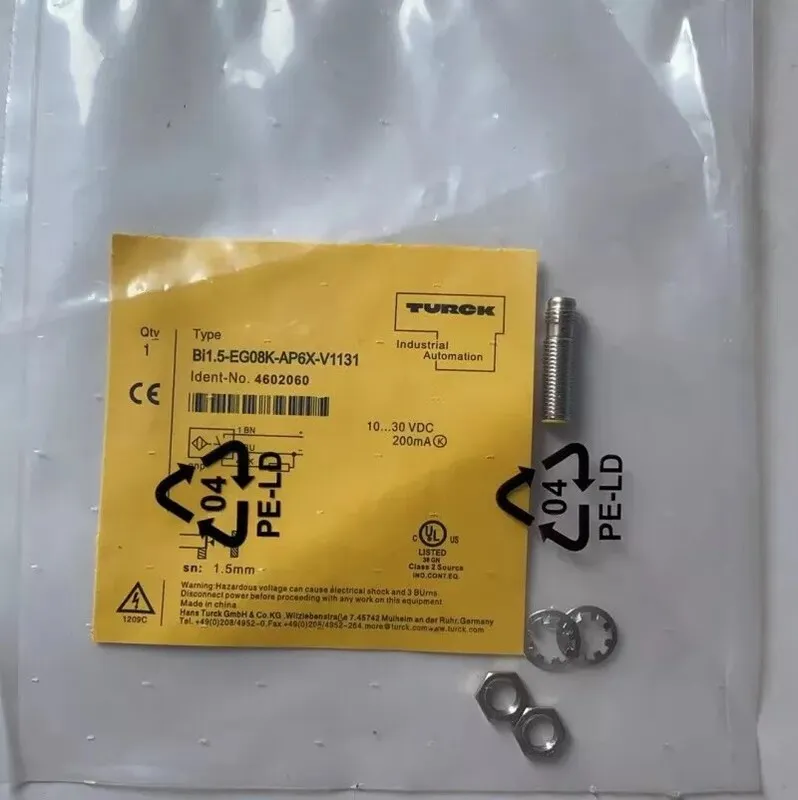 Датчик приближения TURCK inductive proximity switch sensor BI1.5-EG08K-AP6X-V113