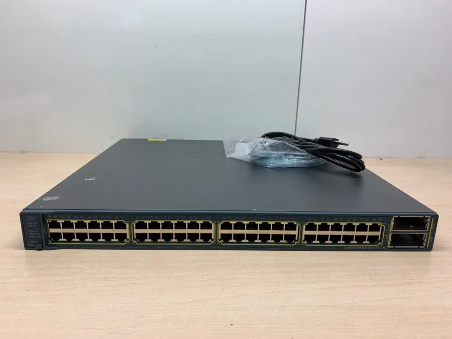 Коммутатор Cisco WS-C3560E-48PD-E 48 Port Gigabit PoE Switch IPB IOS 12.2.55-SE1