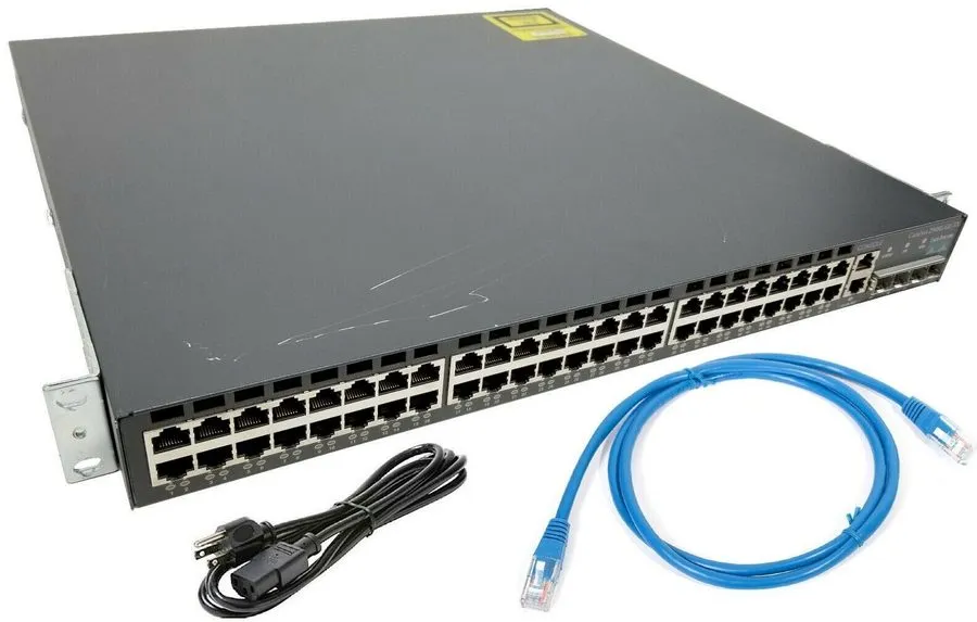 Коммутатор Cisco WS-C2948G-GE-TX 48 10/100/1000 & 4 Fixed SFP-based 1000BASE-X P