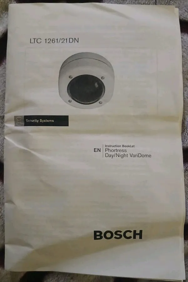 Камера Bosch LTC1261/21 3-6MM Dome Security Surveillance Camera — фото лота 1