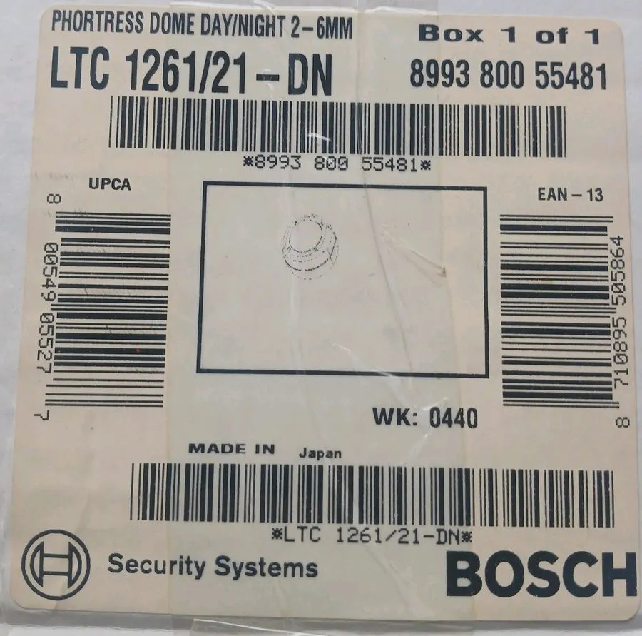 Камера Bosch LTC1261/21 3-6MM Dome Security Surveillance Camera — фото лота 2