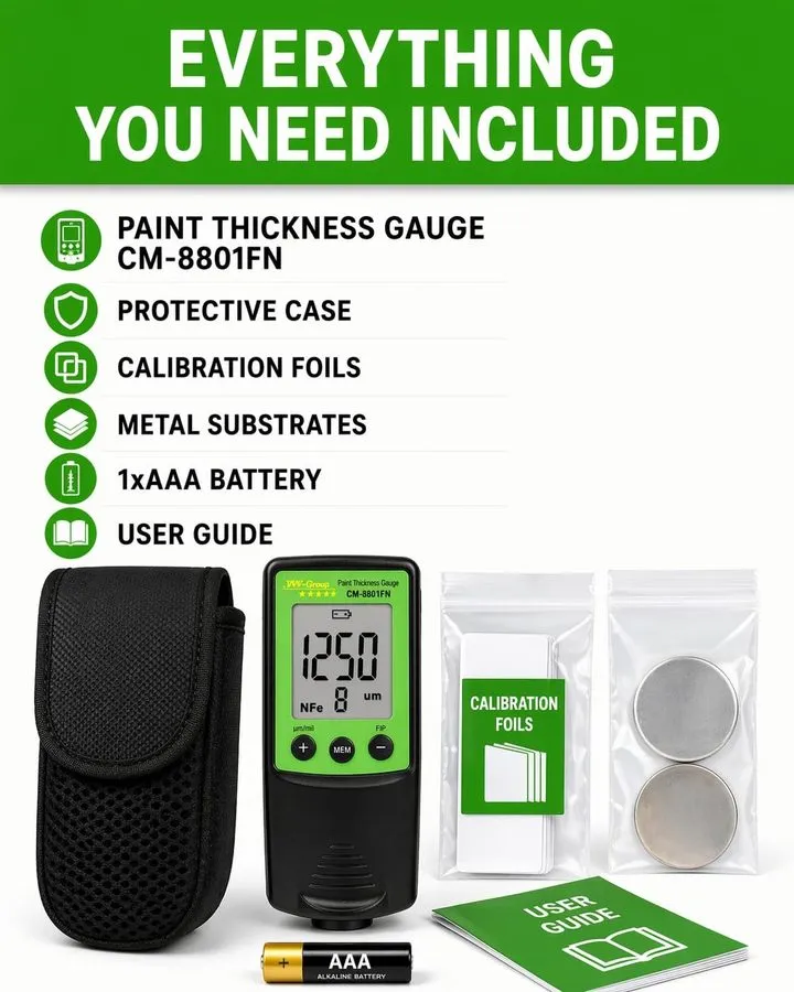 Толщиномер Paint Thickness Gauge CM-8801FN