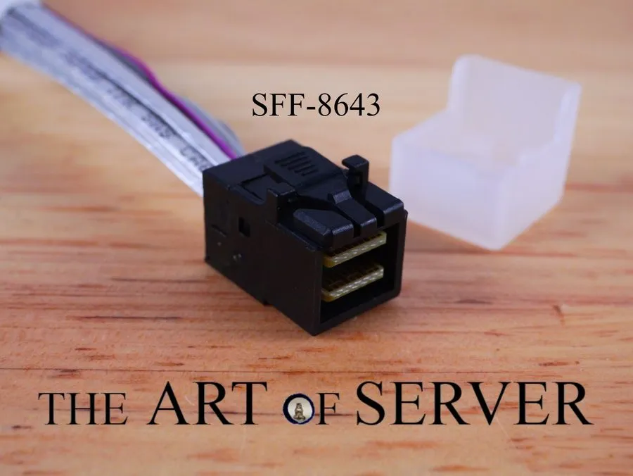 Кабель Supermicro CBL-SAST-0616 SFF-8643 to 4x SATA with sideband 50cm forward b