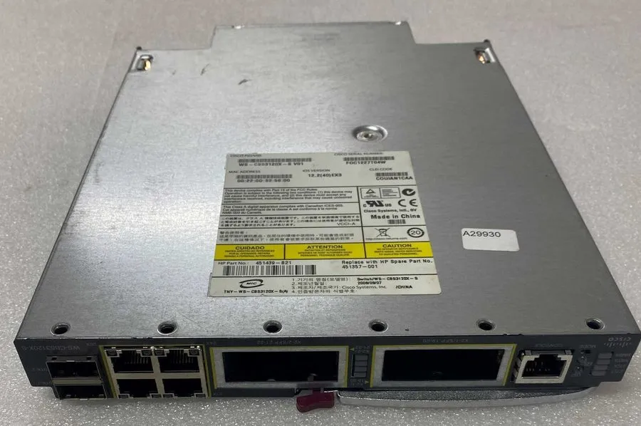 Коммутатор Cisco Ws-Cbs3120X-S Blade Switch + 2 Cvr-X2-Sfp10G Modules V02
