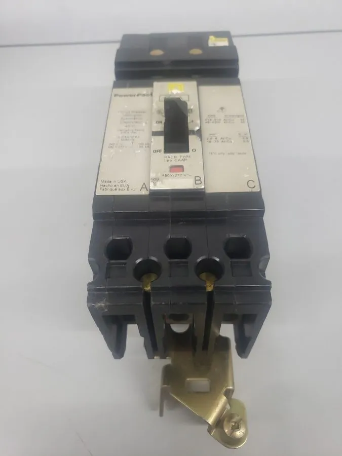 Автоматический выключатель Square D FJA34100 100 Amp 480V 3 Pole Circuit Breaker