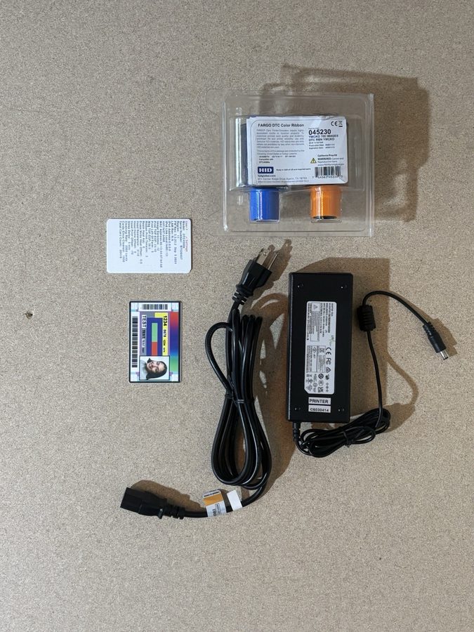 Принтер этикеток FARGO DTC4500E ID CARD PRINTER AND ENCODER ( DESCRIPTION) — фото лота 2