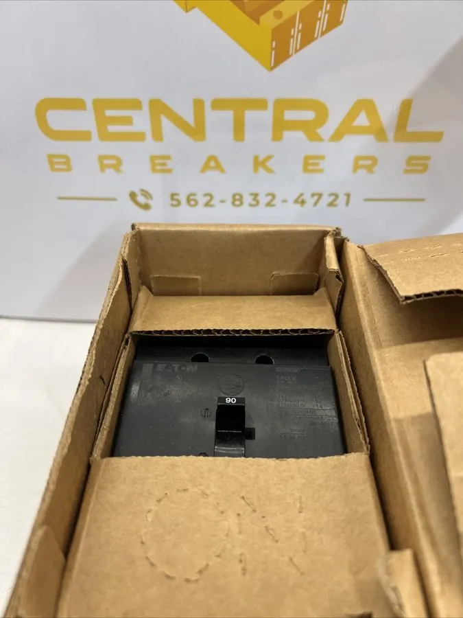 Автоматический выключатель Eaton GHB3090 90 Amp 277/480V 3 Pole GHB Bolt On Circ — фото лота 1