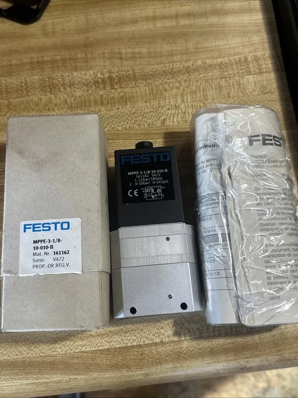 Трубопроводная арматура FESTO MPPE-31/8-10-010B PROPORTIONAL PRESSURE REGULATOR  — фото лота 1