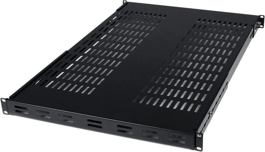 Стойка/шкаф Adjustable 1U 4-Post Vented Rack Shelf, 28-34.4in, 150lb Capacity, H