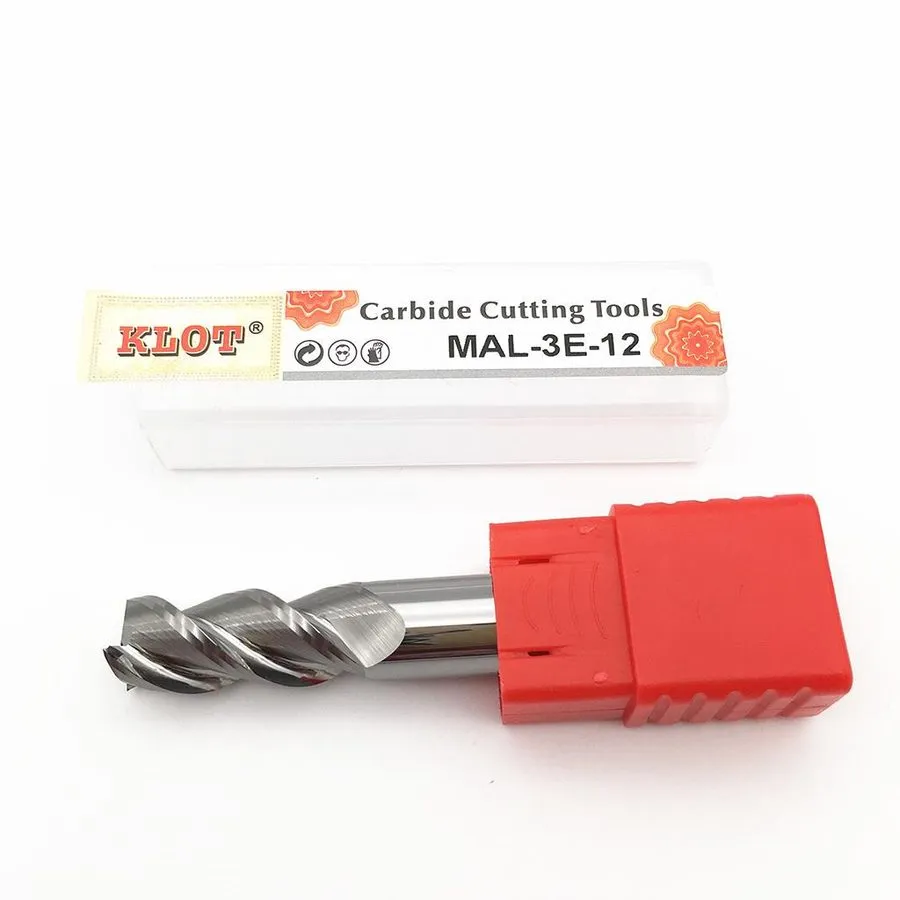 Режущий инструмент KLOT HRC55 Solid Carbide End Mill High Performance для Alumin