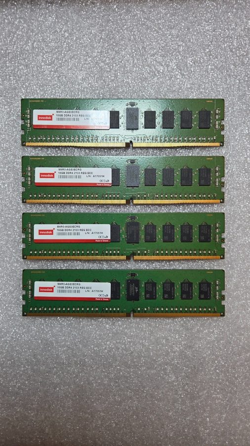 Модуль памяти INNODISK M4R0-AGS3ECRG 64GB (4 x 16GB) PC4-17000 DDR4-2133MHz ECC 