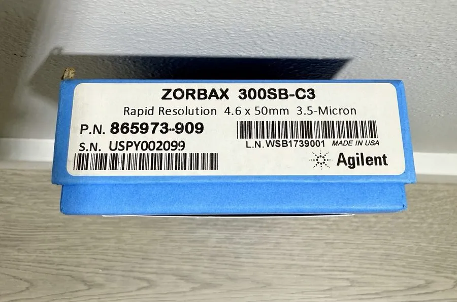 Хроматографическая колонка Agilent HPLC Columns Zorbax 300SB-C3 4.6x250mm 5-Micr — фото лота 2