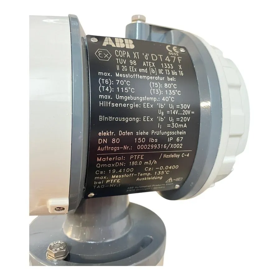 Расходомер ABB DT47F Flow Meter