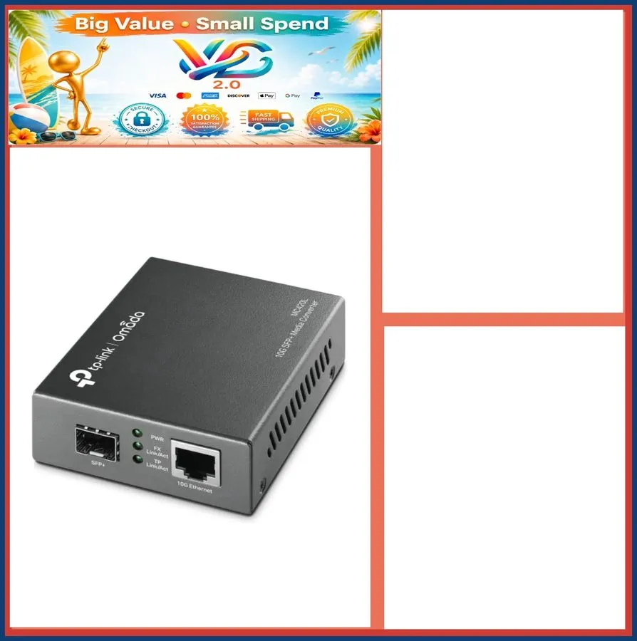 Медиаконвертер Omada MC420L, 10G Multi-Gigabit SFP Media Converter