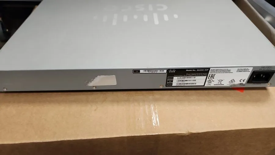 Коммутатор Cisco SG200-50P 50-Port Gigabit PoE Smart Switch 180W PoE Fully