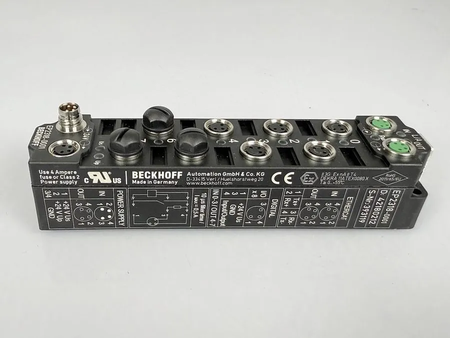 IIoT-устройство Beckhoff EP2318-0001 Ethercat Box 8 Channel Digital