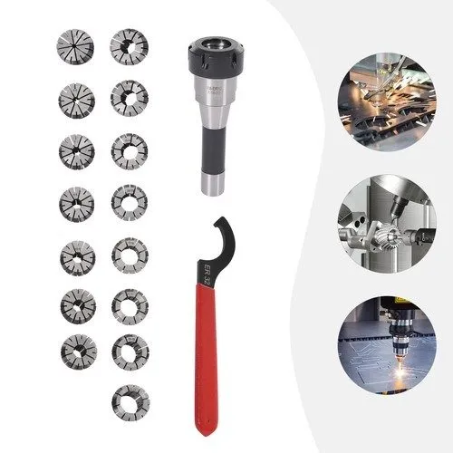 Режущий инструмент R8 ER32 Collet Chuck Set 15 Pc Collets With R8-ER32 Shank & T