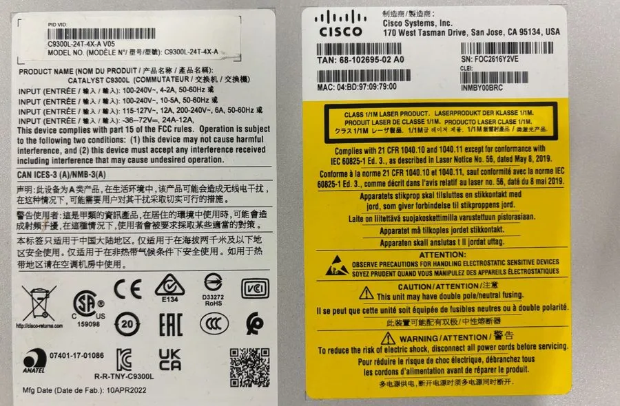 Коммутатор Cisco Catalyst C9300L-24T-4X-A 24-Port Data Switch