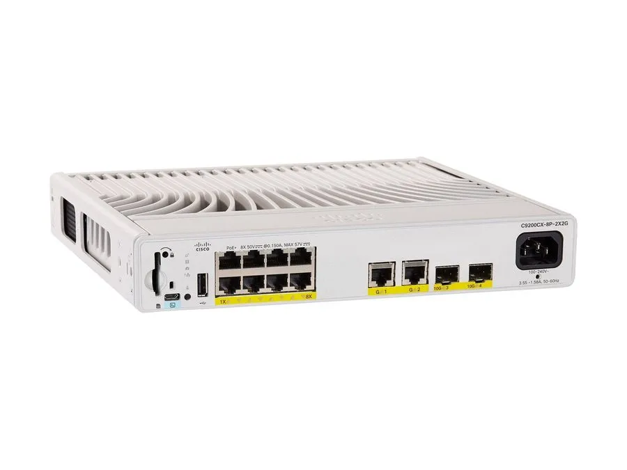 Коммутатор Cisco C9200CX-8P-2X2G-A Switch