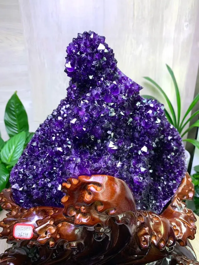Лабораторный прибор 58.74LB TOP Natural Uruguay Amethyst flowers quartz crystal