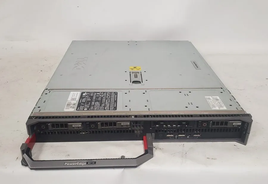 Сервер Dell PowerEdge M710 FHB Blade Server No RAM Unknown CPU