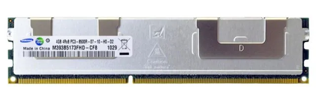 Модуль памяти SAMSUNG M393B5173FHD-CF8 4GB PC3-8500R DDR3-1066 4RX8 ECC