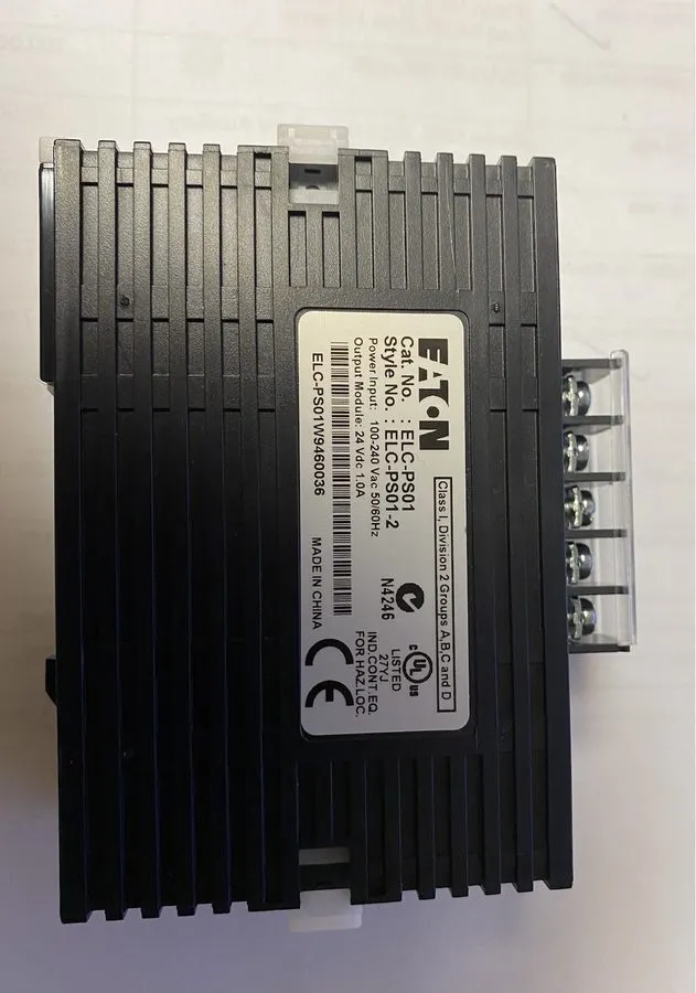 Блок питания EATON CUTLER HAMMER ELC-PS01 ELC Power Supply STYLE 2 din rail