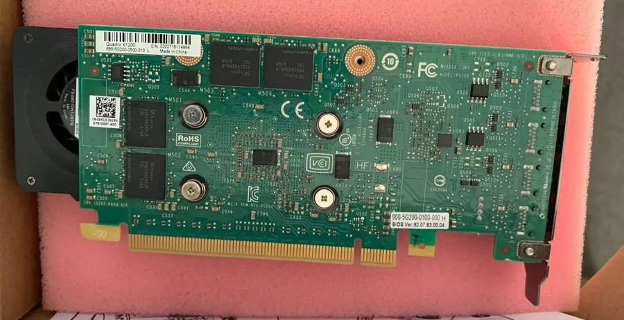 GPU-ускоритель NVIDIA Quadro K1200 4 GB GDDR5 PCI Express 2.0 16X Graphics Video